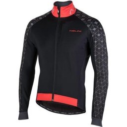Nalini AHW Crit Fietsjack - Heren - Maat S - Zwart/rood