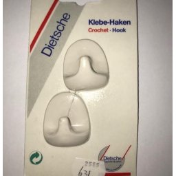 Universele handdoekhaken zelfklevend (setje van 2) Wit