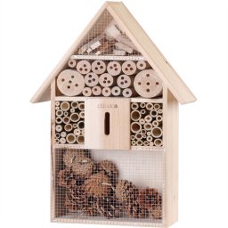 Insectenhotel nestkast in huisvorm