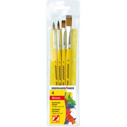 Eberhard Faber EF-579921 Penselenset Synthetisch Maat 4-6-8-12
