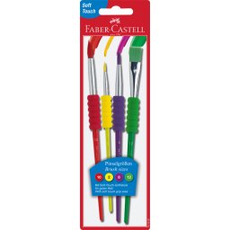Faber Castell FC-481600 Penselenset Plastic 4 Stuks