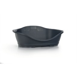 TRIXIE HONDENMAND SLEEPER KUNSTSTOF DONKERGRIJS 117X77 CM