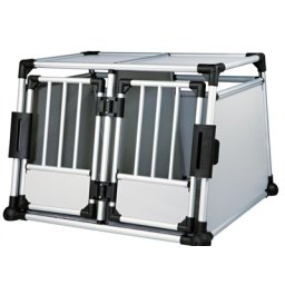 TRIXIE TRANSPORTBOX DUBBEL ALUMINIUM 93X64X88 CM