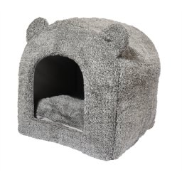ROSEWOOD KATTENMAND IGLO TEDDY GRIJS 38X38X40 CM