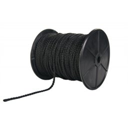 TRIXIE BEVESTIGINGSKOORD POLYETHEEN ZWART 100 MTR