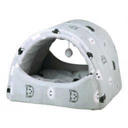 TRIXIE KATTENMAND IGLO MIMI GRIJS 42X35X35 CM