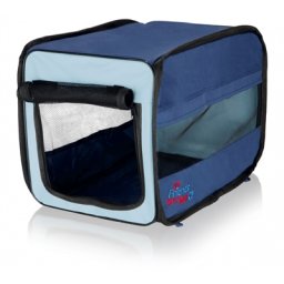 TRIXIE REISMAND TWISTER OPVOUWBAAR DONKERBLAUW / LICHTBLAUW 50X52X76 CM