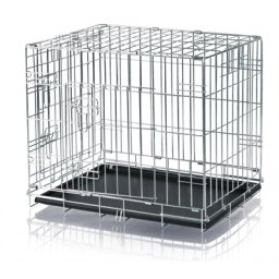 TRIXIE BENCH VOOR IN DE AUTO GEGALVANISEERD METAAL 64X54X48 CM