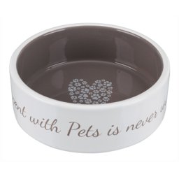 TRIXIE VOERBAK PETS HOME TAUPE 12 CM 4 ST