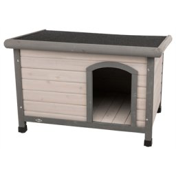 TRIXIE NATURA HONDENHOK CLASSIC PLAT DAK GRIJS 104X68X72 CM