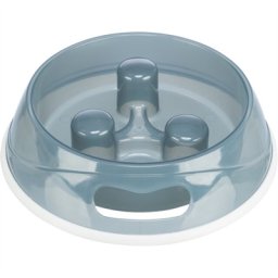 TRIXIE VOERBAK SLOW FEED KUNSTSTOF ANTI-SLIP ASSORTI 27 CM 1,5 LTR