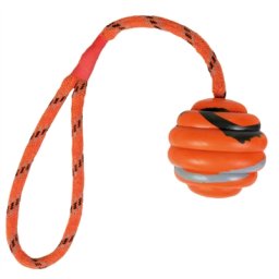TRIXIE RINGENBAL MET TOUW 6X30 CM 3 ST