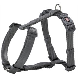 TRIXIE HONDENTUIG PREMIUM H-TUIG GRIJS 75-120X2,5 CM