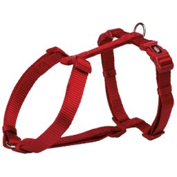 TRIXIE HONDENTUIG PREMIUM H-TUIG ROOD 75-120X2,5 CM