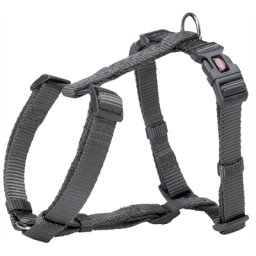 TRIXIE HONDENTUIG PREMIUM H-TUIG GRIJS 60-87X2,5 CM