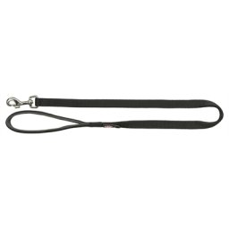 TRIXIE HONDENRIEM PREMIUM ZWART 100X2 CM