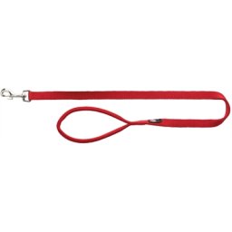 TRIXIE HONDENRIEM PREMIUM ROOD 120X1 CM