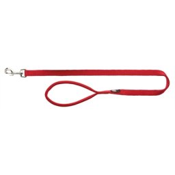 TRIXIE HONDENRIEM PREMIUM ROOD 180X2 CM