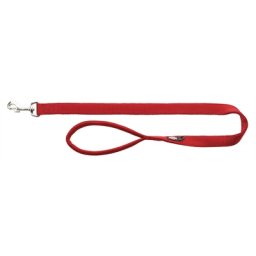 TRIXIE HONDENRIEM PREMIUM ROOD 180X1,5 CM