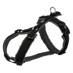 TRIXIE HONDENTUIG PREMIUM TREKKING ZWART / GRIJS 80-97X2,5 CM