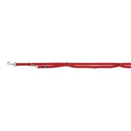 TRIXIE HONDENRIEM PREMIUM VERSTELBAAR ROOD 300X2 CM