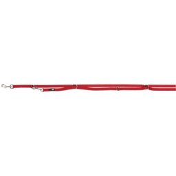TRIXIE HONDENRIEM PREMIUM VERSTELBAAR ROOD 300X1,5 CM