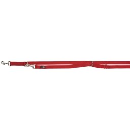 TRIXIE HONDENRIEM PREMIUM VERSTELBAAR ROOD 200X1 CM