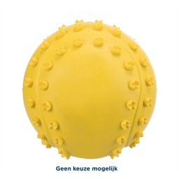 TRIXIE SPEELBAL NATUURRUBBER ASSORTI 6 CM 4 ST