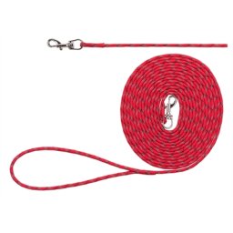 TRIXIE HONDENRIEM JUNIOR SLEEPLIJN LANG ROOD 4 MMX4 MTR