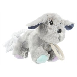 TRIXIE JUNIOR PLUCHE HOND MET TOUW 24 CM
