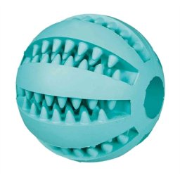 TRIXIE DENTA FUN BAL RUBBER MUNTSMAAK 7CM 3ST