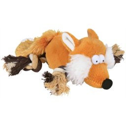 TRIXIE VOS PLUCHE MET TOUW 34CM 2 ST