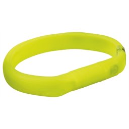 TRIXIE HALSBAND HOND FLASH LICHTHALSBAND USB SILICONE GROEN 50X1,8 CM 2 ST