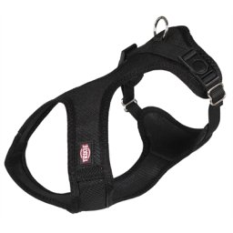 TRIXIE HONDENTUIG TOURING COMFORT SOFT ZWART 30-45X1,5 CM