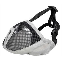 TRIXIE MUILKORF VOOR RASSEN MET PLATTE NEUS POLYESTER GRIJS S-M 40 CM 2 ST