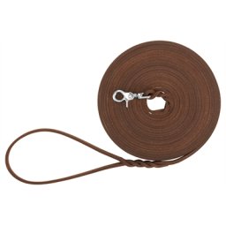 TRIXIE HONDENRIEM RUSTIC SLEEPLIJN VETLEER DONKERBRUIN 10 MTRX0,8 CM