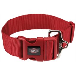 TRIXIE HALSBAND HOND PREMIUM ROOD 55-80X5 CM