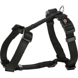 TRIXIE HONDENTUIG PREMIUM H-TUIG ZWART 85-130X3,8 CM