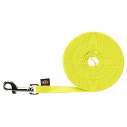 TRIXIE HONDENRIEM EASY LIFE SLEEPLIJN NEON GEEL 5 MTRX1,3 CM