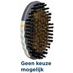 TRIXIE VERZORGINGSBORSTEL KUNSTSTOF / NYLON & MESSINGPINNEN 12X7 CM 3 ST