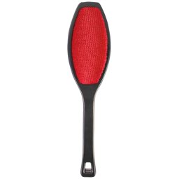 TRIXIE PLUIZENBORSTEL DUBBELZIJDIG ZWART / ROOD 26 CM 3 ST