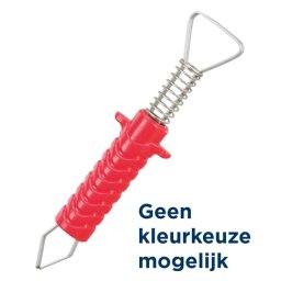TRIXIE TEKENTANG METAAL / KUNSTSTOF ASSORTI 8 CM 4 ST