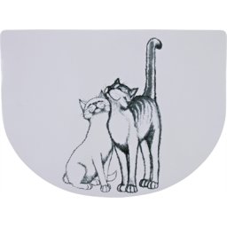 TRIXIE PLACEMAT KROELKONTEN WIT 40X30 CM 6 ST