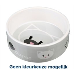 TRIXIE VOERBAK / WATERBAK MIMI KERAMIEK ASSORTI 12 CM 300 ML 4 ST