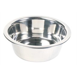TRIXIE VOER / WATERBAK RVS 15X15 CM 750 ML 4 ST