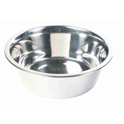 TRIXIE VOER / WATERBAK RVS 20X20 CM 1,8 LTR 4 ST