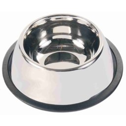 TRIXIE VOERBAK LANGOOR RVS 25X25 CM 900 ML 4 ST