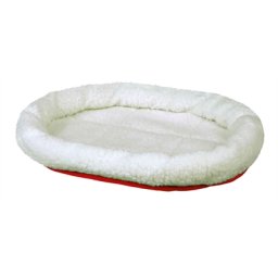 TRIXIE MAND ROND WOLWIT / ROOD 47X38X6 CM