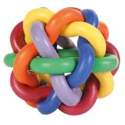 TRIXIE NATUURRUBBER KNOOPBAL 10X10X10 CM 3 ST