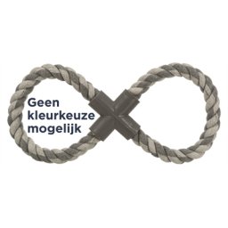 TRIXIE DUBBEL-TREKSPEELTJE 8 VORMIG FLOSTOUW ASSORTI 35 CM 3 ST